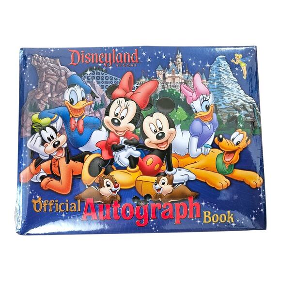 NEW Disney Disneyland Official Autograph Book in Blue (Sealed) - Picture 1 of 6
